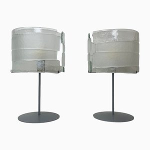 Murano Table Lamps from Mazzega, Italy, 1990s, Set of 2