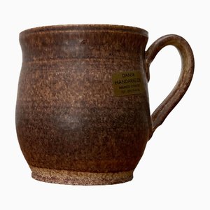 Mid-Century Stoneware Mug Vase from Marco Stentøj, Denmark, 1960s