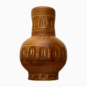 Mid-Century West German Pottery Vase from Scheurich, 1960s