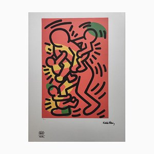 Nach Keith Haring, Untitled, 1980er, Lithografie & Siebdruck