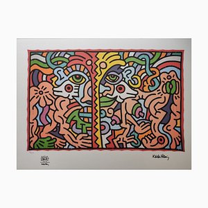 Nach Keith Haring, Untitled, Siebdruck, 1980er