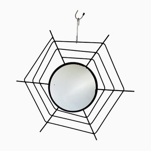 Specchio Mid-Century in ferro, anni '60