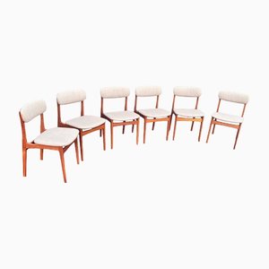 Teak Chairs from Thorsø Møbelfabrik, 1960s, Set of 6