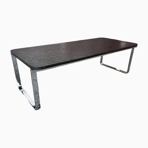 Oil Slate Coffee Table by Peter Draenert, 1960s