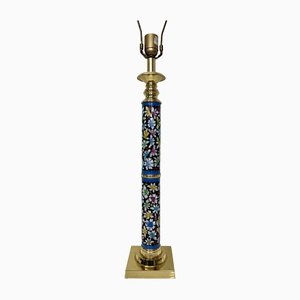 Cloisonne Enamel Table Lamp in Robert Kuo Style, 1980s