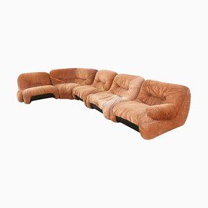 Malù Modular Sofa by Diego Mattu, Italy, 1960s, Set of 5