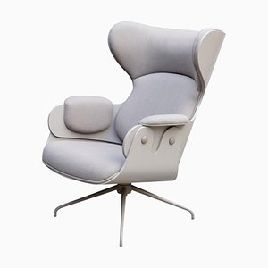 Grauer Sessel aus Schichtholz von Jaime Hayon für BD Barcelona Design