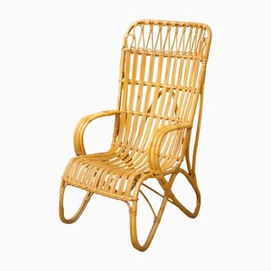 20th Century Bamboo Lounge Chair