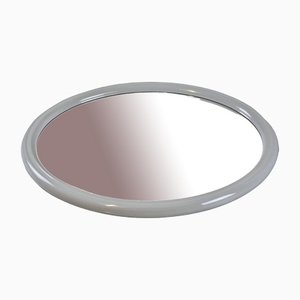 Space Age Plastic Oval Wall Mirror from Tiger, Holland, 1970s