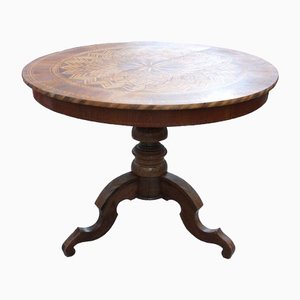 Marquetry Table, Rolo, Reggio Emilia, Italy, Late 1800s