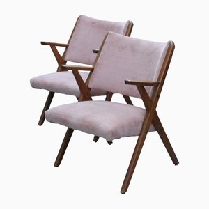 Cinema Armchairs from Dal Vera, 1960, Set of 2