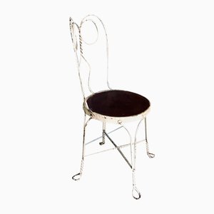 Vintage Chair in Iron and Wood, 1960