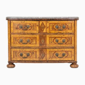18th Century French Walnut and Ash Commode