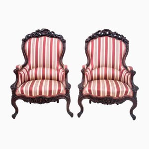 Poltrone Bergere, Francia, inizio XX secolo, set di 2