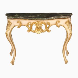 Lacquered and Gilded Console, 1960s