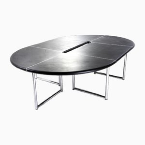 Oval Conference Table from Walter Knoll, 2000s, Set of 6