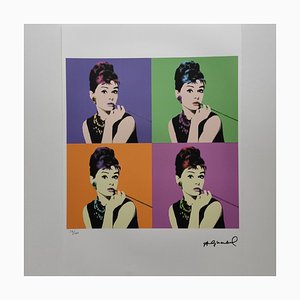 After Andy Warhol, Audrey Hepburn, Granolithograph, 1980s