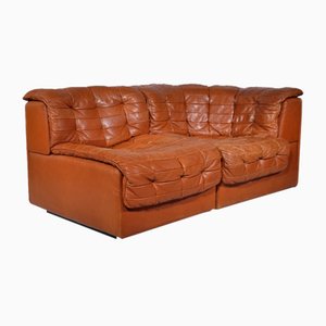 Patchwork Leather Modular DS-11 Sofa from de Sede, 1970s, Set of 2