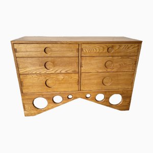 Italian Wood Chest of Drawers. 1990s