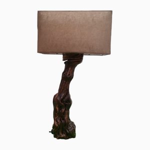 Portuguese Vine Wood Table Lamp, 2000s