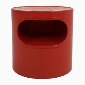 Roter Giano-Vano Tisch von Emma Gismondi für Artemide, 1960er