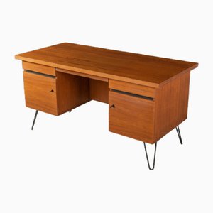 Brauner Vintage Schreibtisch, 1960er