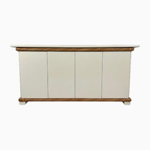 Sideboard in Lacquered Wood and Wicker from Studio Smania