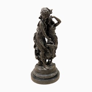 F. Moreau, Groupe Sculptural Hippolyte, 19ème Siècle, Bronze