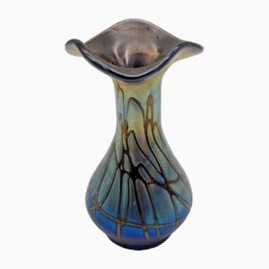 Art Nouveau Glass Vase by Pallme for König & Habel, 1890s