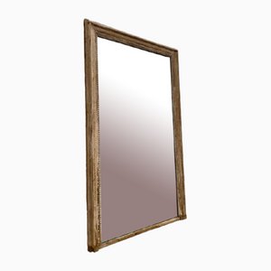 Großer Spiegel mit Holzrahmen, 19. Jh