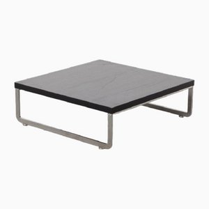 Stainless Steel & Oak Mare T Coffee Table by Rene Holten for Artifort