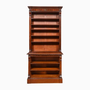 19th Century Mahogany Open Bookcase