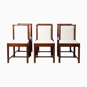 Vintage Chairs by Axel Einar Hjorth, 1920s, Set of 6