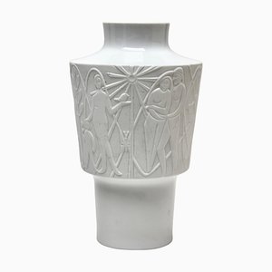 German Edelstein Vase in Porcelain, 1962