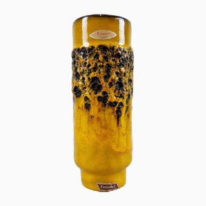 Vintage Space Age Handmade Fat Lava Decorative Vase from Kreutz Keramik, 1960s