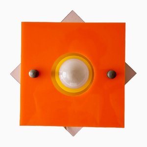 Vintage Space Age Acrylic Wall Lamp from Herda Amsterdam, 1970s