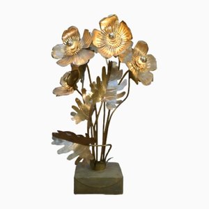 Brass Fleur Floor Lamp, 1970s