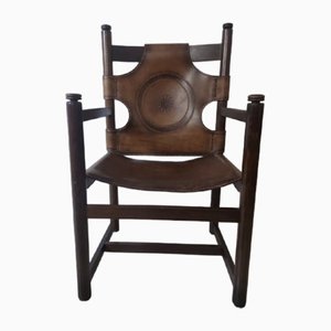 Vintage Hungarian Safari Armchair