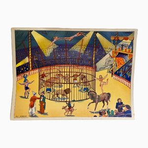 Affiche Double Circus Rain, 1960s