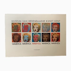 Póster de la exposición Andy Warhol de Grafiche Volpini, años 70