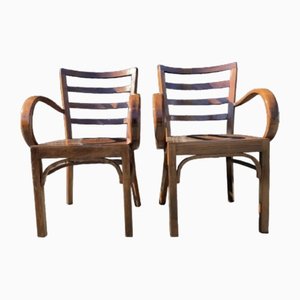 Set of Chairs by Lajos Kozma for Thonet, 1950s