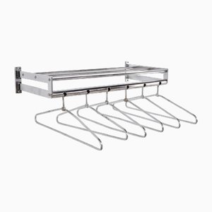 Coat Rack with Removable Clothes Hangers, 1960s, Set of 7