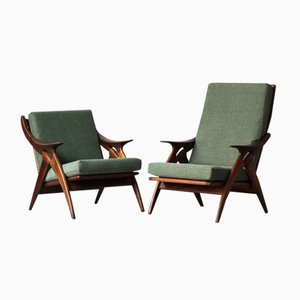 Dutch Easy Chairs by De Ster Gelderland, 1960s, Set of 2