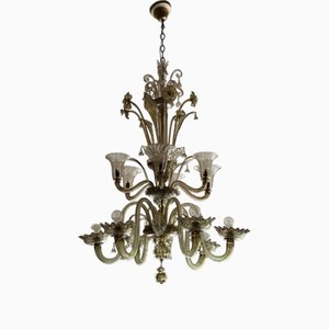 Lustre en Verre de Murano, 1980s