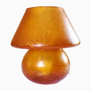 Lámpara hongo de fibra de vidrio, años 70