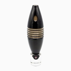 Swedish Glass Vase by Matz Borgström for Orrefors Gallery, 1988