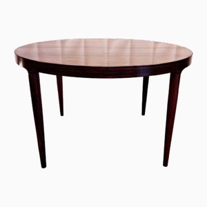 Mid-Century Extendable Round Dining Table in Rosewood, 1960s
