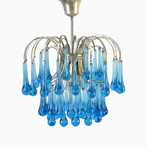 Lustre Cascade en Verre de Murano, 1970s