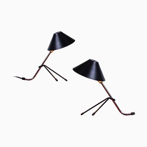 Pinocchio Tripod Table Lights from Anvia, 1970s, Set of 2