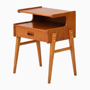 Bedside Table with Drawer, 1960s